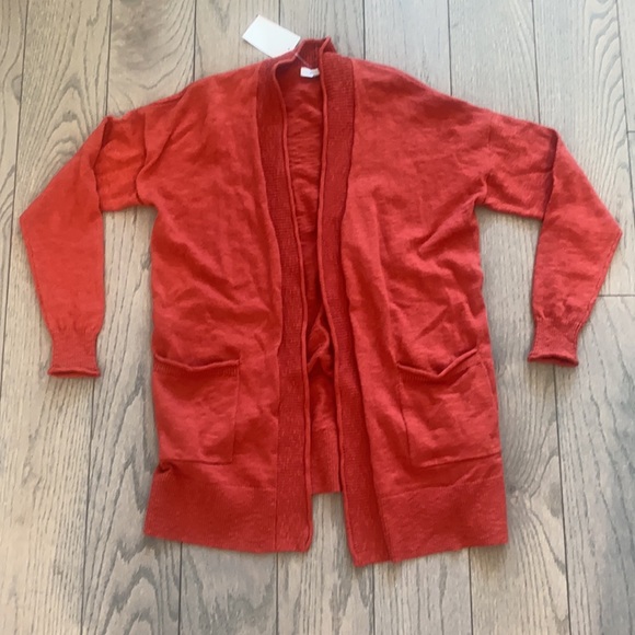 NWT Madewell Women’s Cardigan - XS, orange - Picture 5 of 6